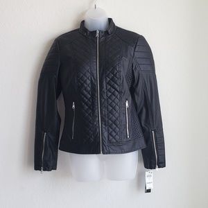 NWT Bar III Faux Leather Jacket